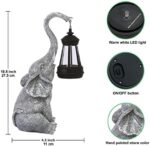Yeomoo Solar-Gartenfiguren – Wetterfeste Deko mit LED für Garten, Balkon & Terrasse