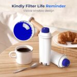 Waterdrop Kaffeefilter – Ersatz für De'Longhi® DLSC002, kompatibel mit Magnifica®, Eletta®, Dinamica® & ECAM Kaffeevollautomaten