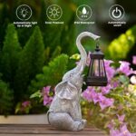 Yeomoo Solar-Gartenfiguren – Wetterfeste Deko mit LED für Garten, Balkon & Terrasse