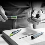 Tracer Tieflochmarker – Bleistift mit 6 Minen & Seitenhalter