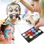 URAQT Kinderschminke Set – Waschbare Schminkfarben für Gesicht & Körper, inkl. Pinsel & Tattoos