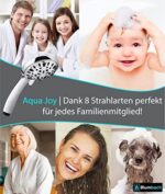 BLUMBACH® Duschkopf wassersparend - Hochdruck Duschkopf Aqua Joy