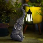 Yeomoo Solar-Gartenfiguren – Wetterfeste Deko mit LED für Garten, Balkon & Terrasse