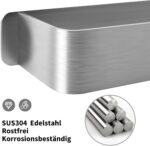 Handtuchhalter Selbstklebend – Ohne Bohren, Edelstahl, für Bad & Gäste-WC