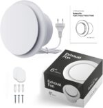 SBONNI 100mm Badlüfter – Leise, 12W, 130m³/h, für Bad, Küche & mehr, 5 Jahre Garantie