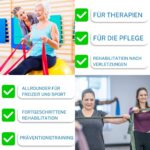 TheraBand Fitnessband 2,5m – Widerstandsband für Training & Therapie
