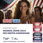 LOVELY SMILE Premium Teeth Whitening Strips – Peroxidfrei, schnell & zahnschonend