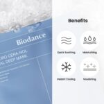 BIODANCE Hydro Cera-nol Deep Maske – Beruhigend & Feuchtigkeitsspendend | 4x34g Overnight Hydrogel