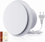 SBONNI 100mm Badlüfter – Leise, 12W, 130m³/h, für Bad, Küche & mehr, 5 Jahre Garantie