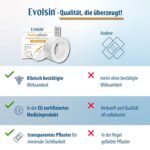 Evolsin® Silikon Narbenpflaster – Transparent & Zuschneidbar (200cm) – Ideal für OP- & Kaiserschnittnarben