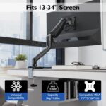 BONTEC Monitor Halterung für 13-34 Zoll Bildschirm Hält 3-9 kg