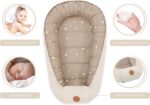 Babynest Neugeborene 90x50 cm – Handmade Kokon aus Baumwolle, zweiseitig