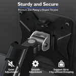 BONTEC Monitor Halterung für 13-34 Zoll Bildschirm Hält 3-9 kg