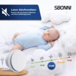 SBONNI 100mm Badlüfter – Leise, 12W, 130m³/h, für Bad, Küche & mehr, 5 Jahre Garantie