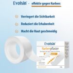 Evolsin® Silikon Narbenpflaster – Transparent & Zuschneidbar (200cm) – Ideal für OP- & Kaiserschnittnarben