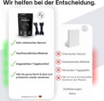 Ellicit® Nasenpflaster Schwarz, 30er Pack – Gegen Schnarchen, Bessere Atmung & Schlafqualität