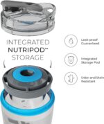 Promixx Pro iX-R Wiederaufladbarer Edelstahl-Shaker 600ml mit Supplement-Behälter