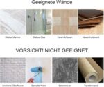 ZUNTO Handtuchring Schwarz – Selbstklebender Edelstahlhalter fürs Bad & Küche, ohne Bohren