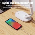 JKSWT Dimmbare Schreibtischlampe mit 5 Farbmodi, 72 LEDs, USB-Ladeanschluss & Touch-Steuerung – Augenfreundlich & mit Memory-Funktion [Energieklasse A]