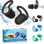 Wasserdichte Silikon-Ohrstöpsel – Wiederverwendbar für Schwimmen, Duschen & Wassersport