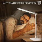 iVict LED Schreibtischlampe – Dual-Arm, Touch-Steuerung, 5 Modi, USB & Timer