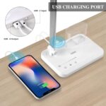iVict LED Schreibtischlampe – Dual-Arm, Touch-Steuerung, 5 Modi, USB & Timer