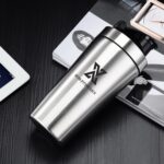 X SIM FITNESSX Edelstahl Shaker 700ml Für Sport, Gym & Yoga