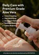 AROMATICA Aloe Vera Gel – Bio, Beruhigend & Feuchtigkeitsspendend (300 ml)