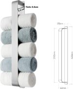 Handtuchhalter Selbstklebend – Ohne Bohren, Edelstahl, für Bad & Gäste-WC