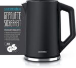 Arendo ELEGANT – Edelstahl-Wasserkocher mit präziser Temperatureinstellung (40–100°C)