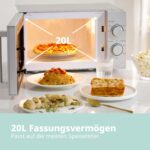 Comfee Mikrowelle 20L – Retro & Modern mit vielseitigen Funktionen