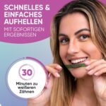 Schonende Zahnaufhellung Whitening Strips – Peroxidfrei für strahlendes Lächeln mit Cocos & Salz