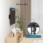 BONTEC Neigbare TV-Wandhalterung, Ultraslim für 23-60" Fernseher, Max. VESA 400x400, bis 45kg