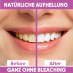 Schonende Zahnaufhellung Whitening Strips – Peroxidfrei für strahlendes Lächeln mit Cocos & Salz