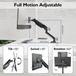 BONTEC Monitor Halterung für 13-34 Zoll Bildschirm Hält 3-9 kg