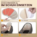 FERSENFREUND® Fersenpolster – 6er-Set | Fersenschutz & Anti-Rutsch-Einlagen für bequemen Halt in Schuhen & Stiefeln | Heel Pads gegen Blasen & Druckstellen