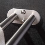 ZUNTO Handtuchhalter Zweiarmig Handtuchstange Bad Wandmontage Doppelt Edelstahl Gebürstet 40cm