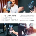 Promixx Pro iX-R Wiederaufladbarer Edelstahl-Shaker 600ml mit Supplement-Behälter