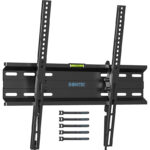 BONTEC Neigbare TV-Wandhalterung, Ultraslim für 23-60" Fernseher, Max. VESA 400x400, bis 45kg