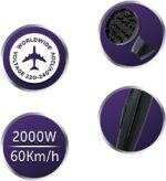 Remington On The Go Haartrockner – 2000W, klappbar, mit Stylingdüse & Diffusor