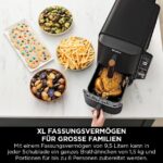 Ninja Double Stack XL Heißluftfritteuse – 9,5L, 2 Schubladen, 6 Funktionen, 8 Portionen, Schwarz/Kupfer