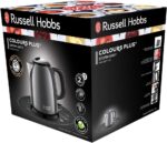 Russell Hobbs 1L Wasserkocher – Edelstahl, 2400W, kompakt mit Schnellkochfunktion