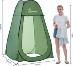 WolfWise Pop-Up Dusch- & Umkleidezelt – Tragbar, geräumig & privat für Camping, Strand & Outdoor