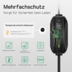 Typ 2 Schuko Ladekabel – 3,68 kW für PHEV & EV