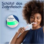 Oral-B iO 3N Elektrische Zahnbürste, Rosa – 3 Putzmodi, Mikrovibrationen, inkl. Ladegerät & Bürstenhalter