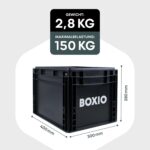 BOXIO Campingtoilette – Kompakte, chemiefreie Trockentrenntoilette für Van, Outdoor & unterwegs