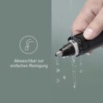 Panasonic ER-GN300 Nasen-, Ohren- & Augenbrauentrimmer, wasserdicht, batteriebetrieben, Schwarz