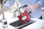 Russell Hobbs Retro Wasserkocher 1,7L – Edelstahl, 2400W, mit Temperaturanzeige