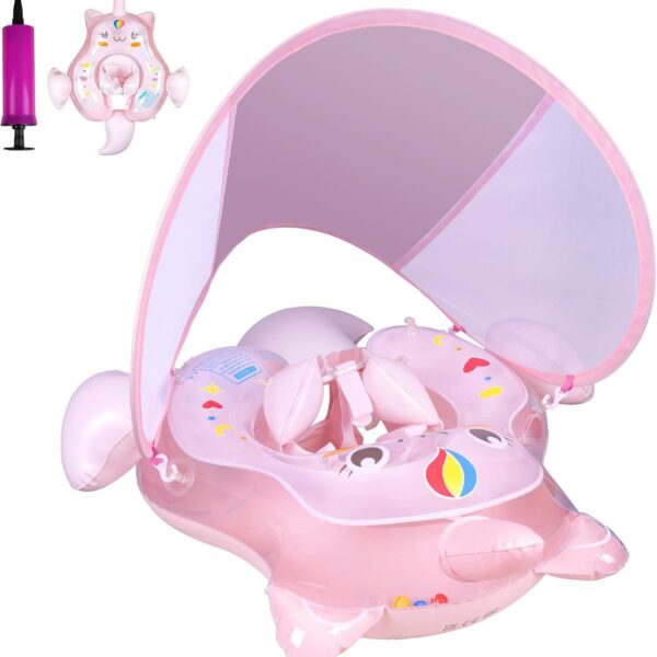 Baby Schwimmring – Aufblasbarer Wasserspass mit Sicherheitssitz (3–36 Monate)