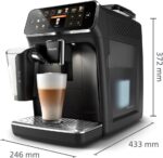 Philips 5400 Kaffeevollautomat – 12 Getränke, LatteGo Reinigung, TFT-Display, anpassbare Einstellungen, elegantes Design